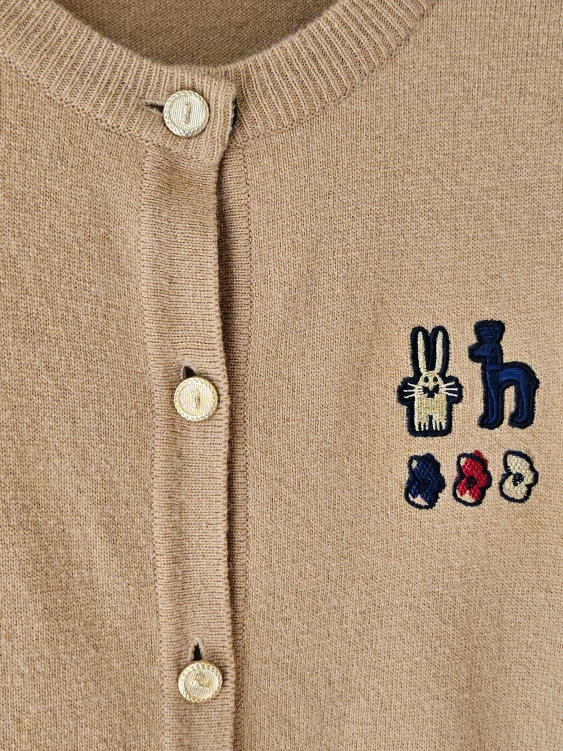 헤지스레이디스 피터젠슨 자수 여성가디건  55 상품이미지4