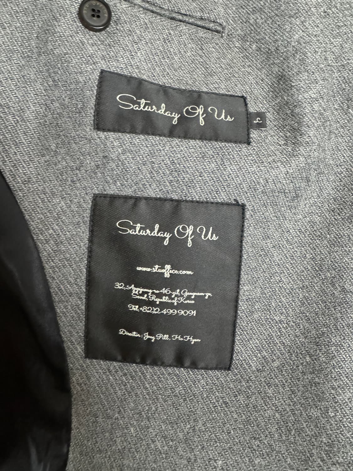 Stu 울100 블레이저 그레이 L 상품이미지3