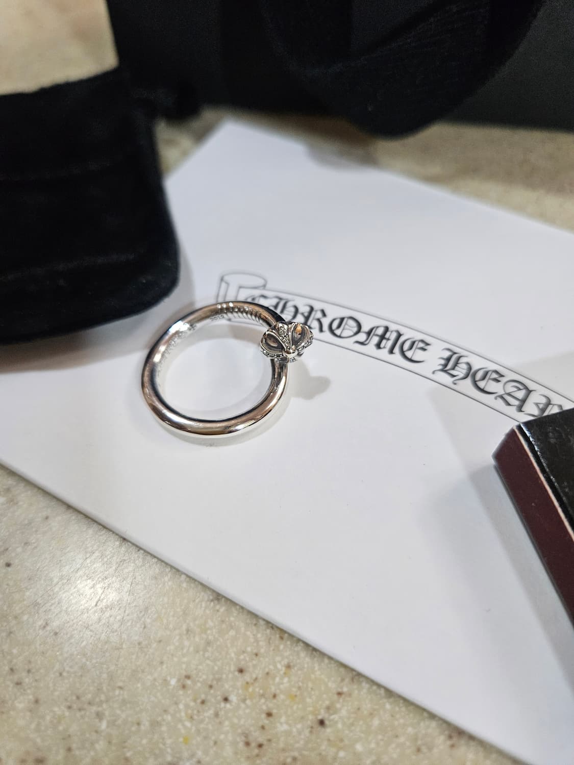 크롬하츠 네일링 파베 다이아 US8 상품이미지7