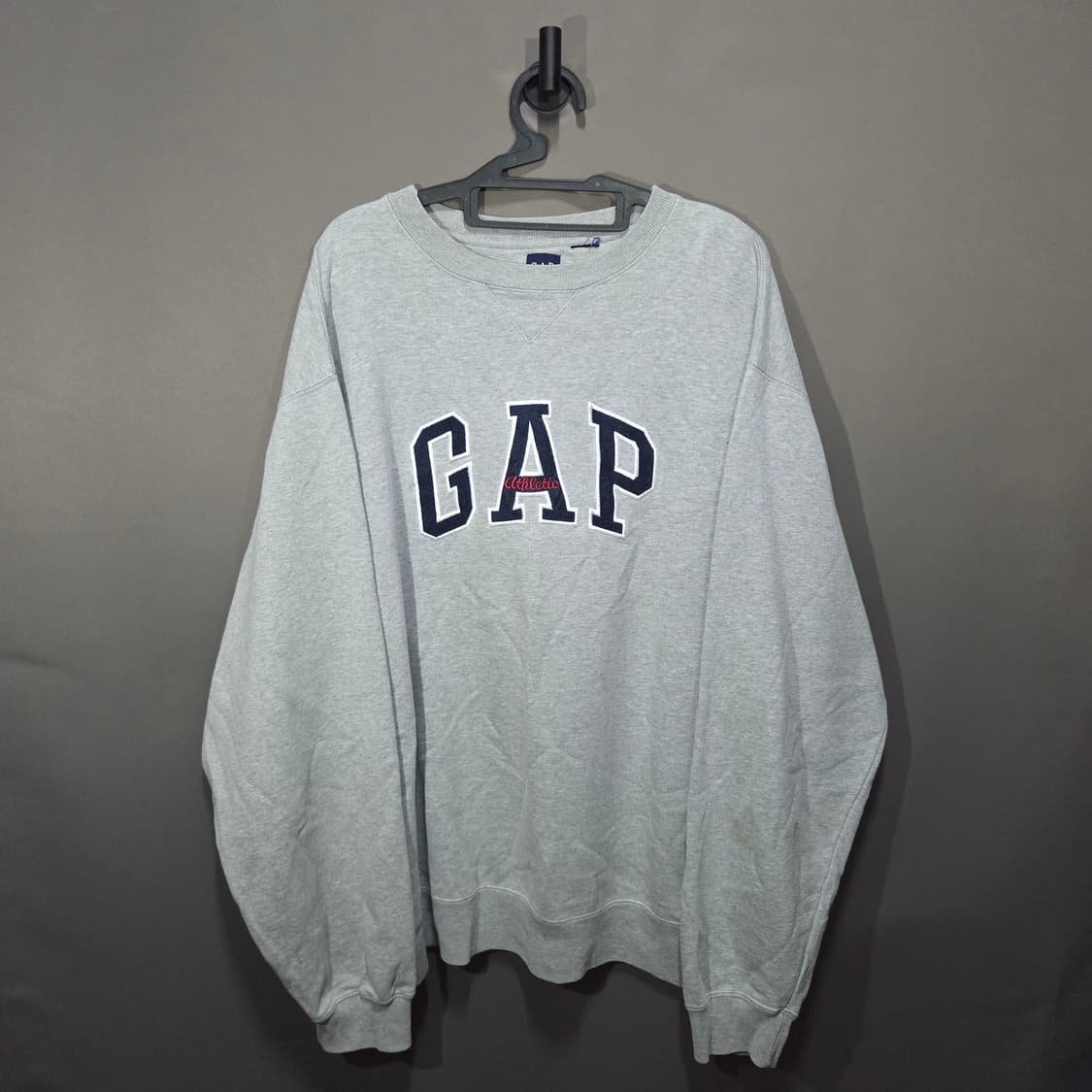 GAP 갭 로고 맨투맨 회색 상품이미지1