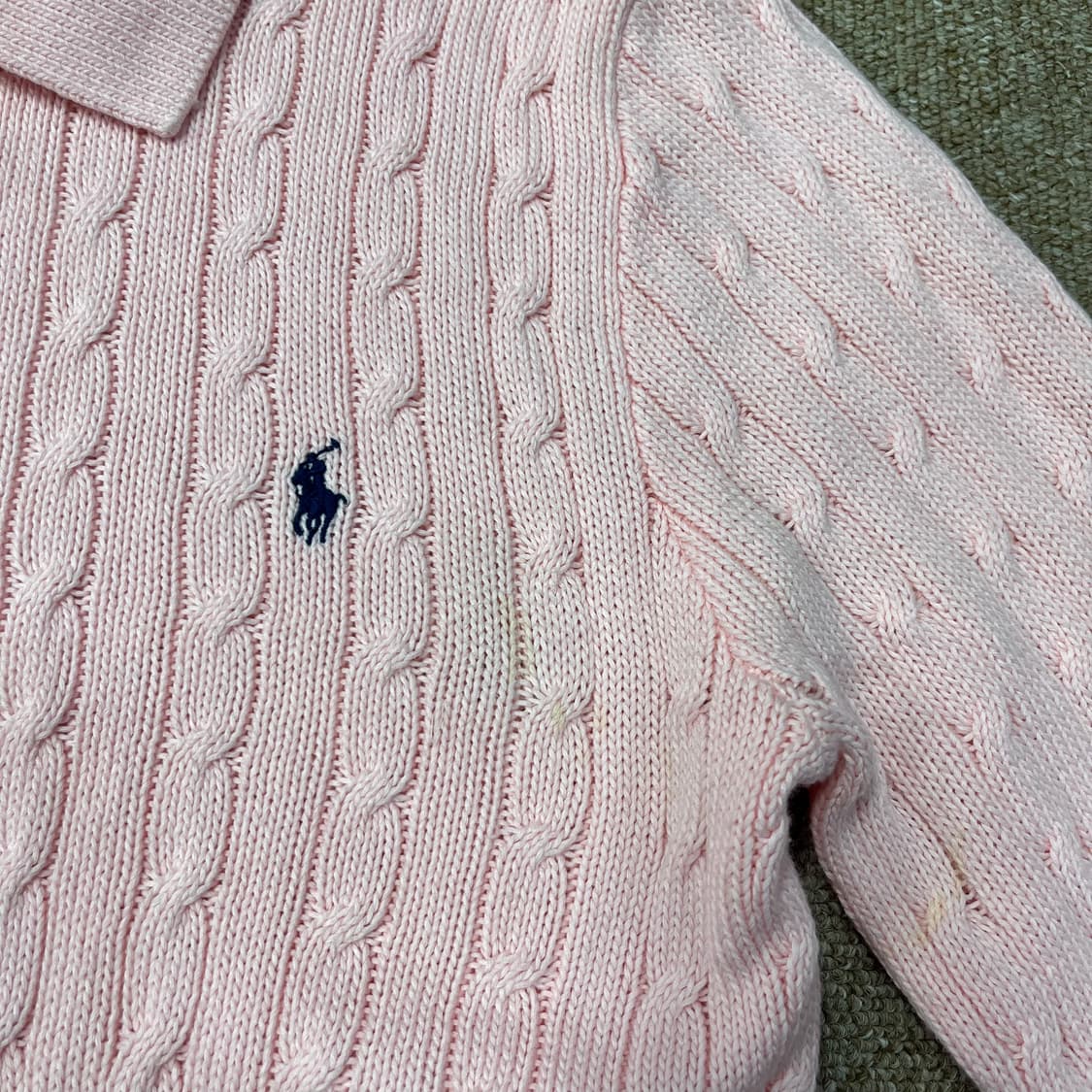 신형 폴로 랄프로렌 꽈배기 가디건 상품이미지4