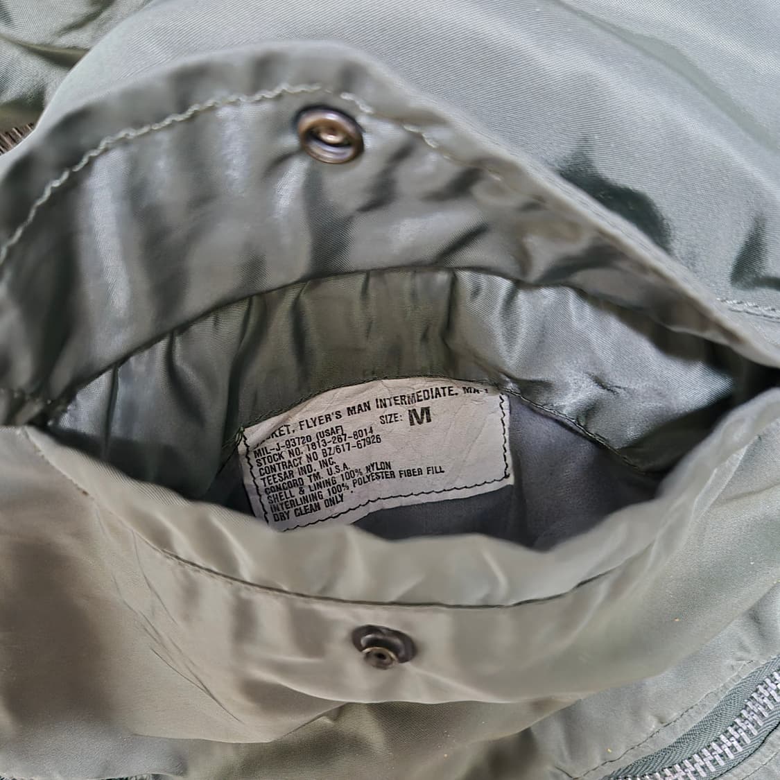 90s 미국제조 민수용 ma-1 항공점퍼 상품이미지6