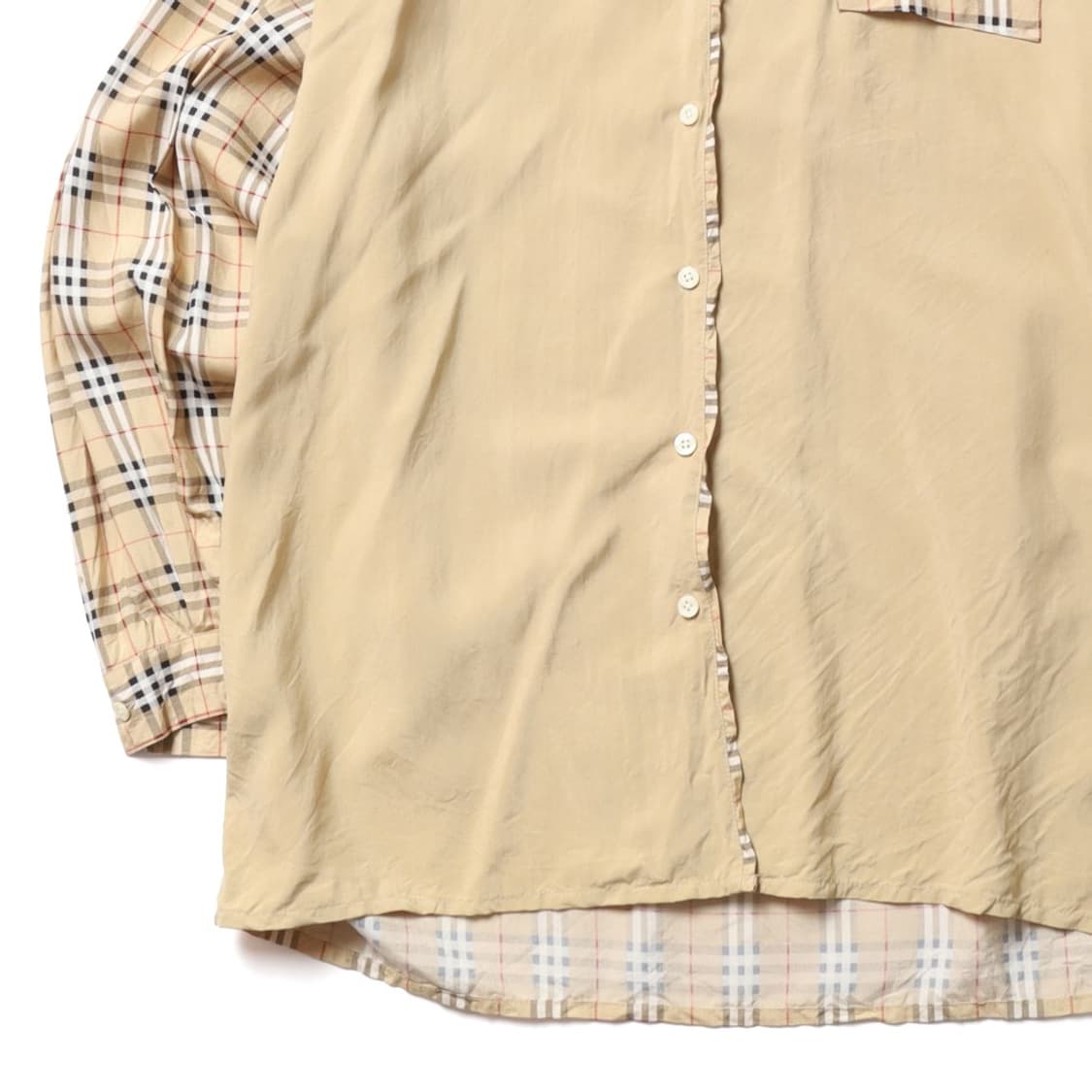 버버리 Burberrys Nova Check Silk Shirt 
 상품이미지3