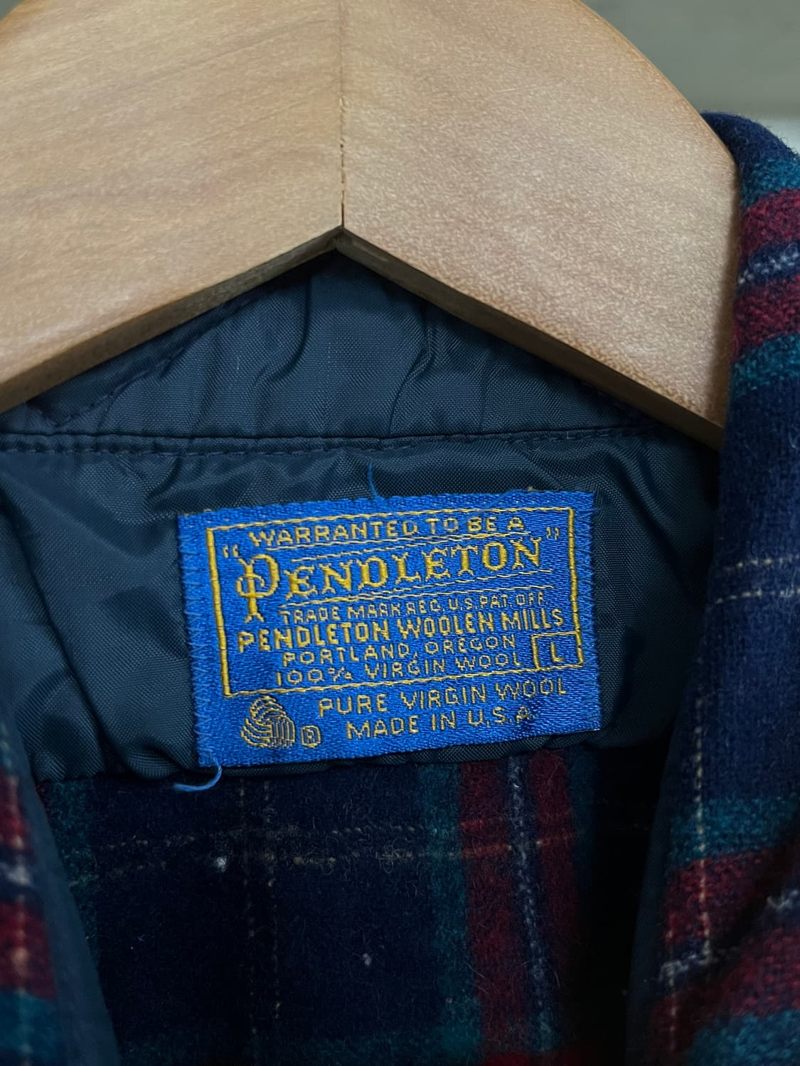 90s Pendleton Wool Flannel Shirt 상품이미지5