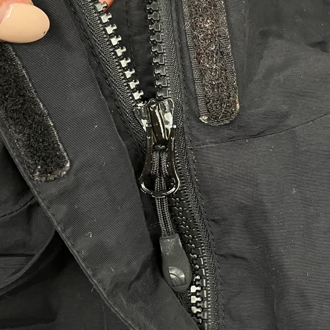 [정품/M] 노스페이스 블랙 바람막이 후드 자켓 b16 상품이미지5