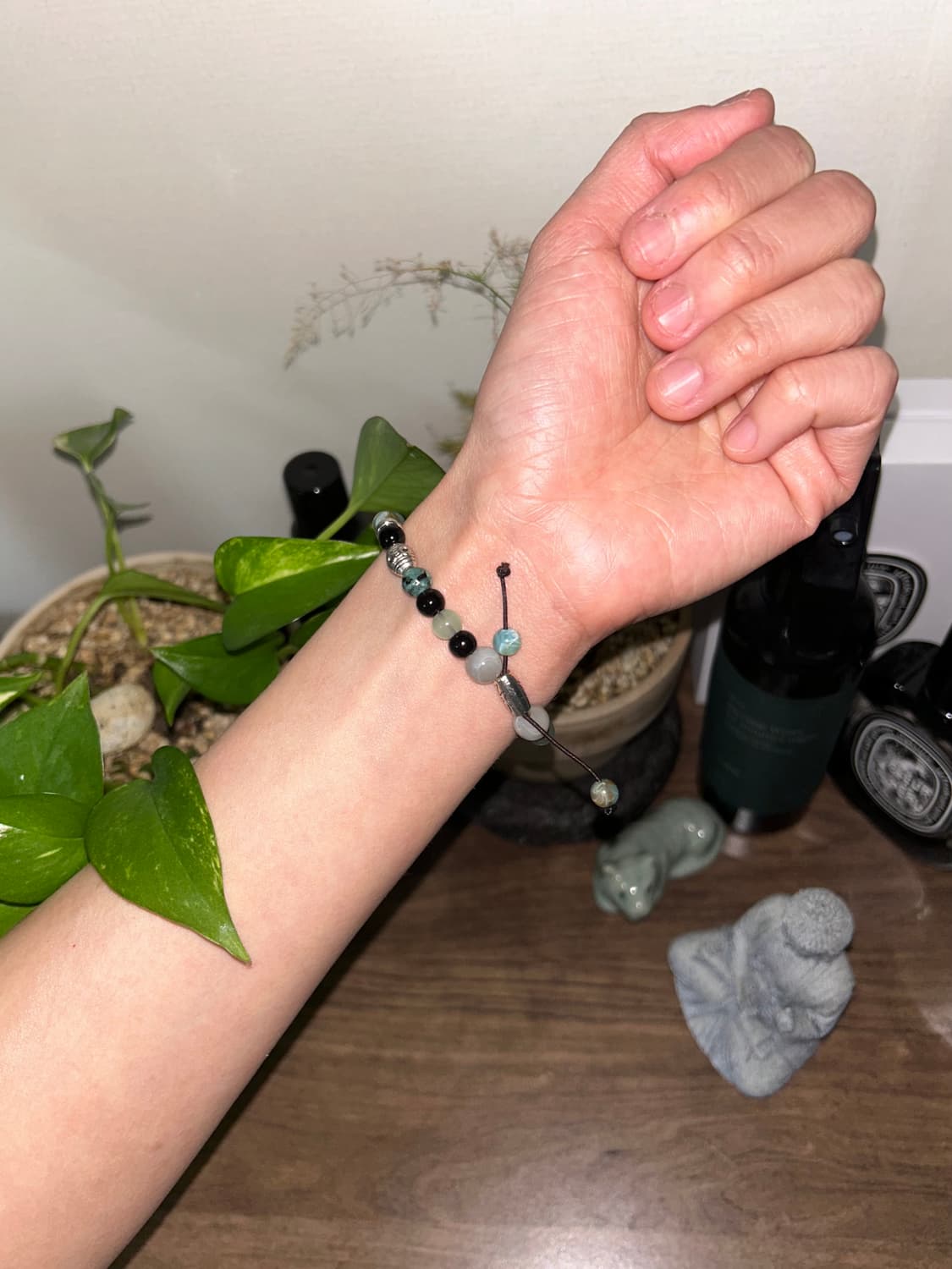[핸드메이드] • 팔찌 • 둥근 네모 상품이미지3