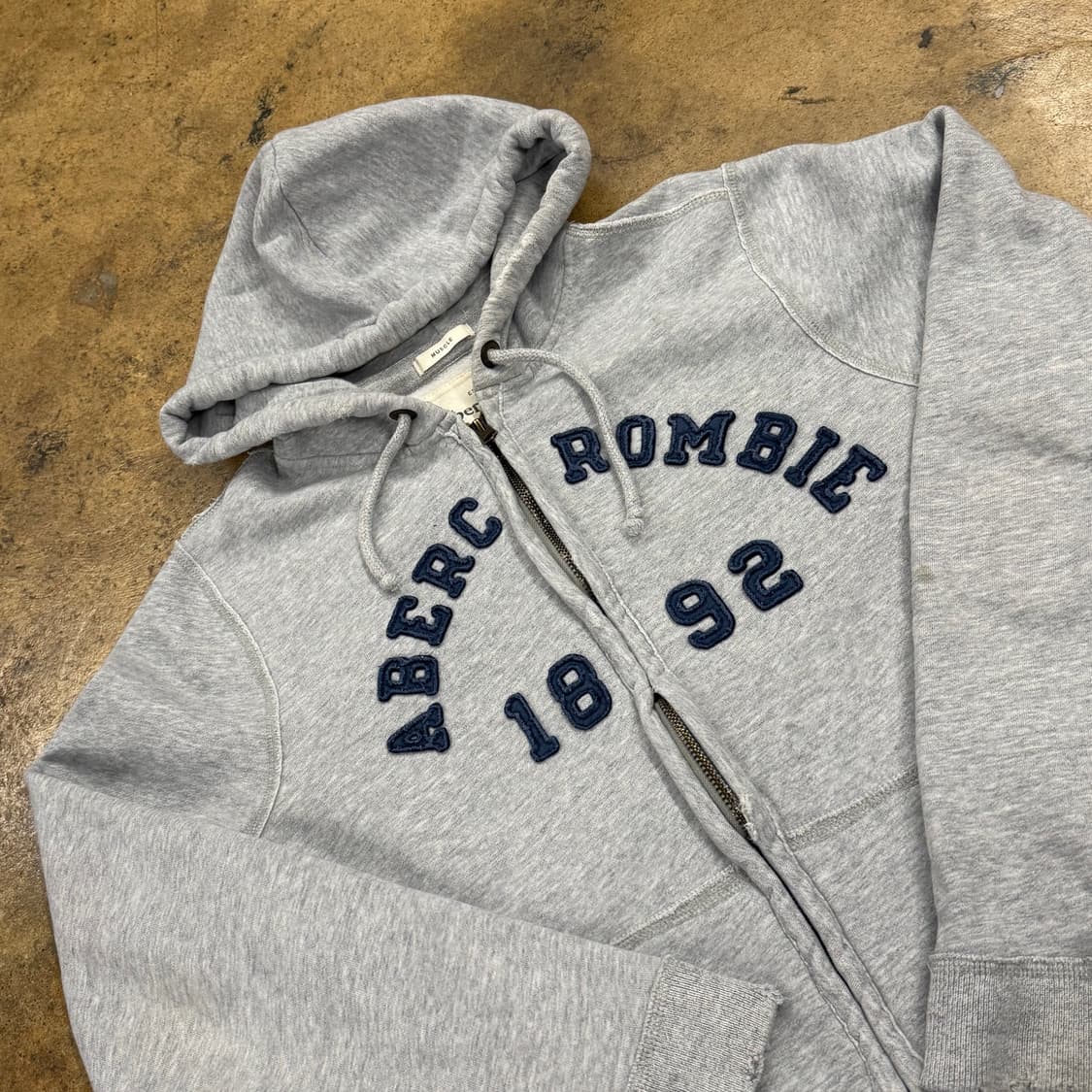 아베크롬비 그레이 후드집업 상품이미지1