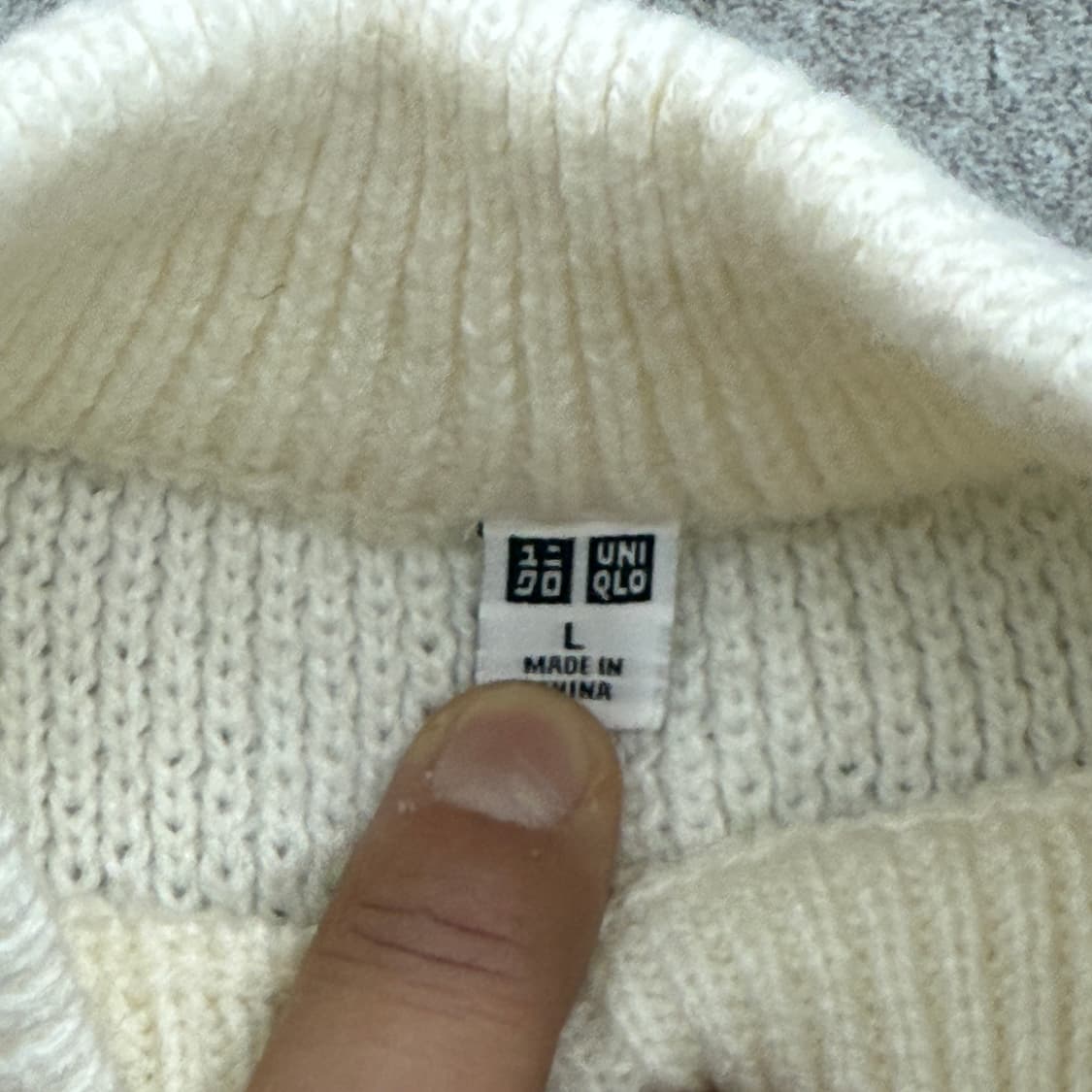 빈티지 유니클로 목폴라 상품이미지5