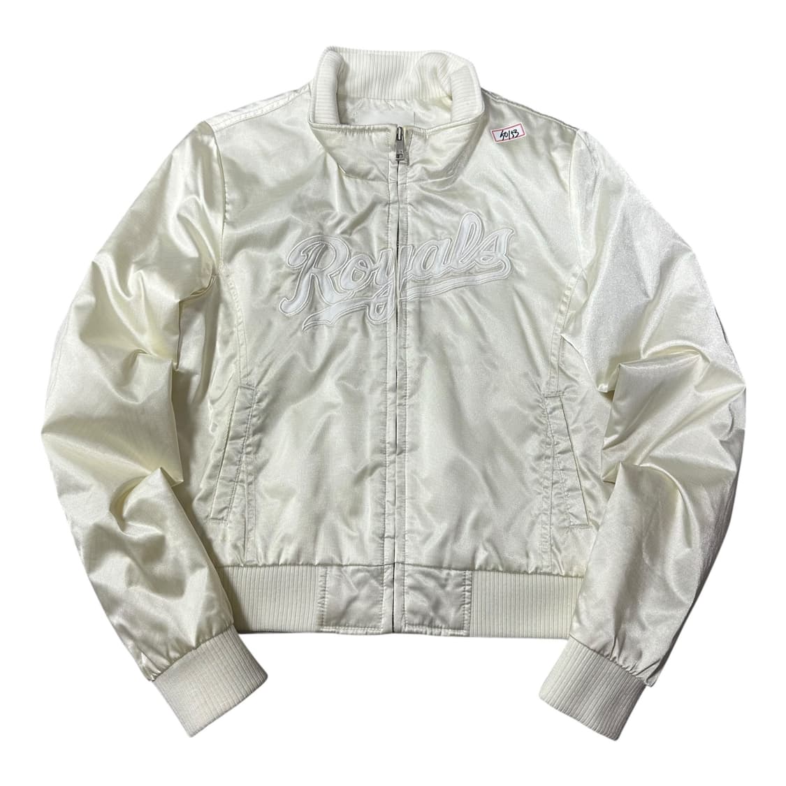 ✨ (바배) MLB 아이보리 여성 바시티 자켓  상품이미지1