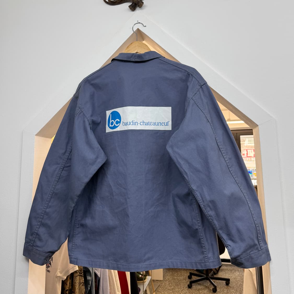 70s 빈티지 프렌치 워크 자켓 (L)   상품이미지3