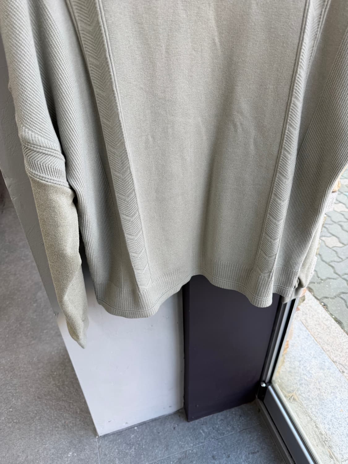 105/ 시스템옴므 21FW 쿼터하프 니트 상품이미지8