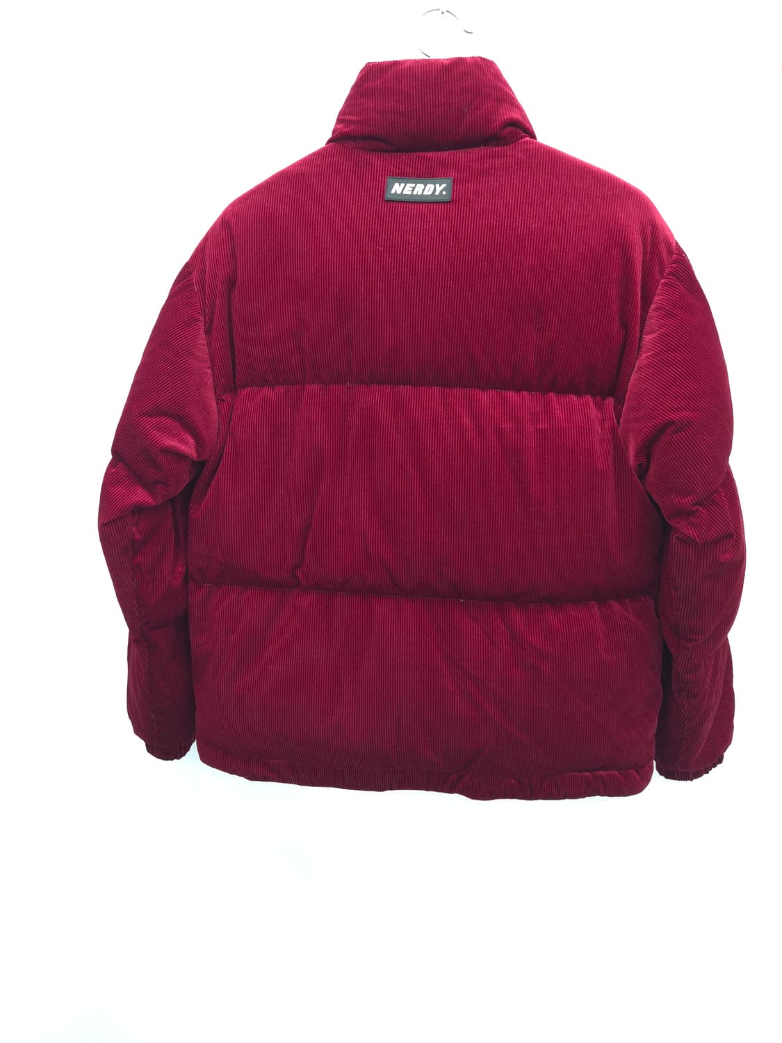 S 널디 코듀로이 패딩 오리털 버건디 상품이미지8