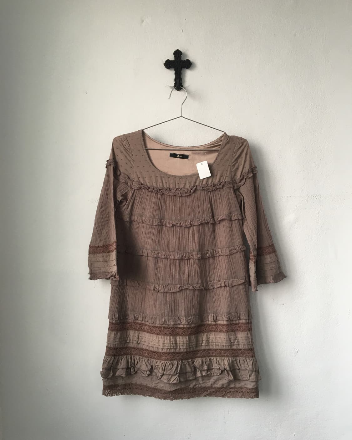 Layer point blouse 상품이미지2