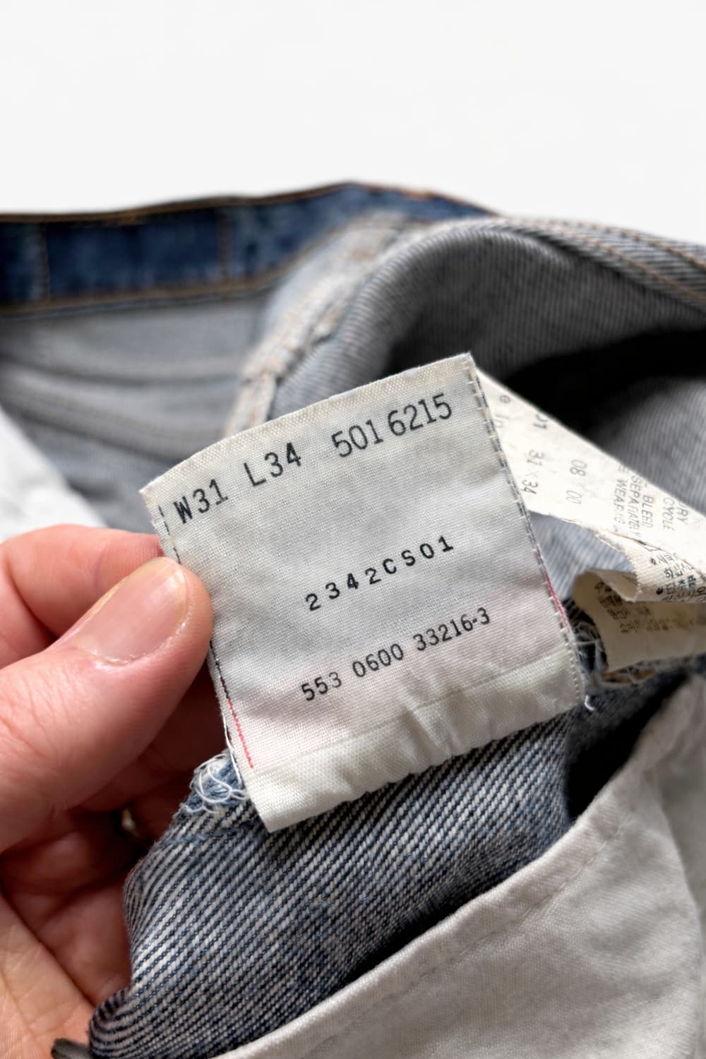 00s 리바이스 501 워싱 데님 30" MADE IN USA 상품이미지8