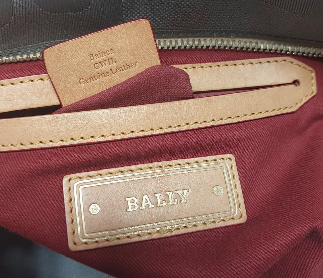 발리 B로고 패턴 캔버스 숄더백 (정품) 상품이미지10