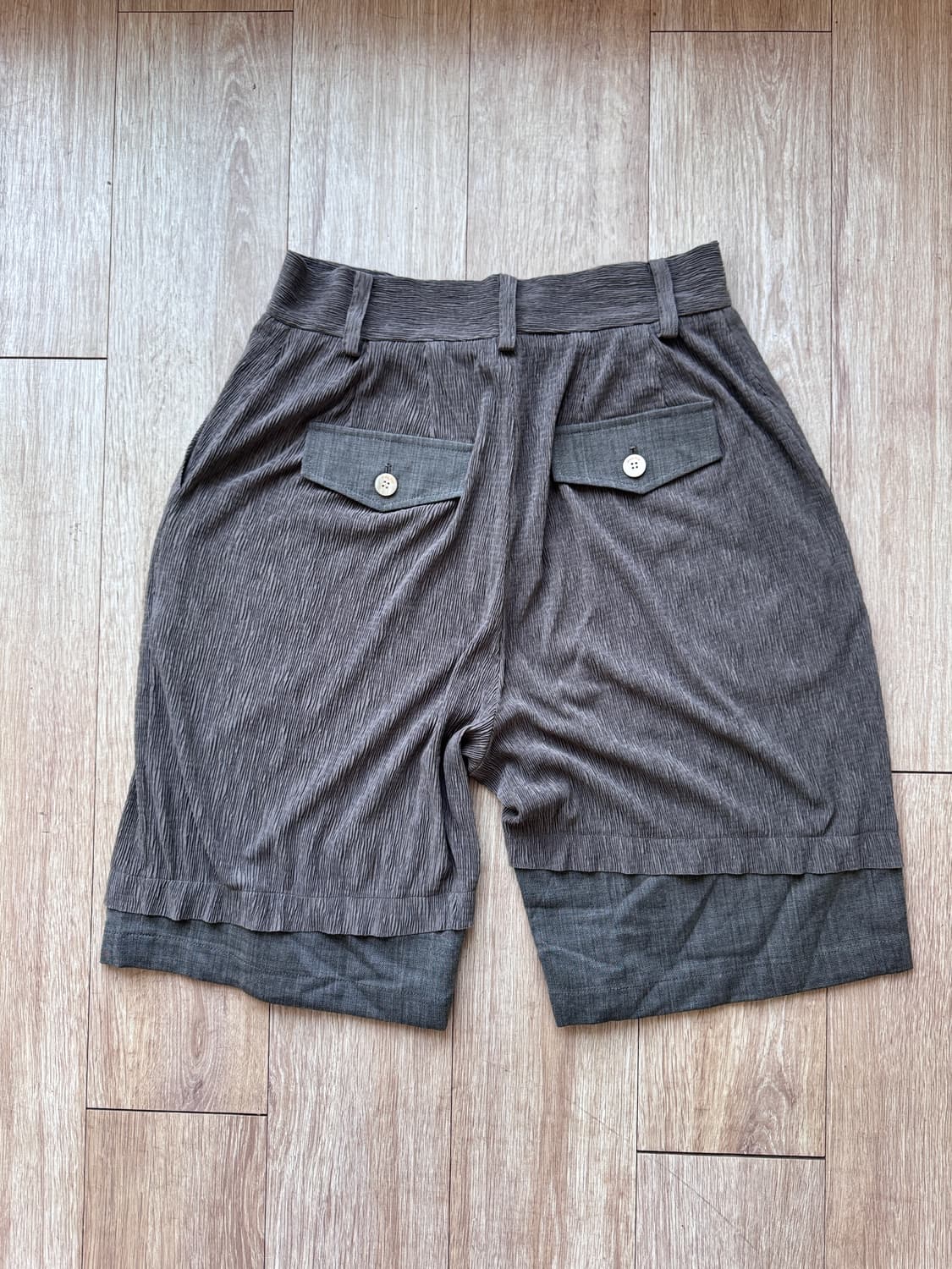 마뗑킴 플리츠 레이어 쇼츠 / M 상품이미지2