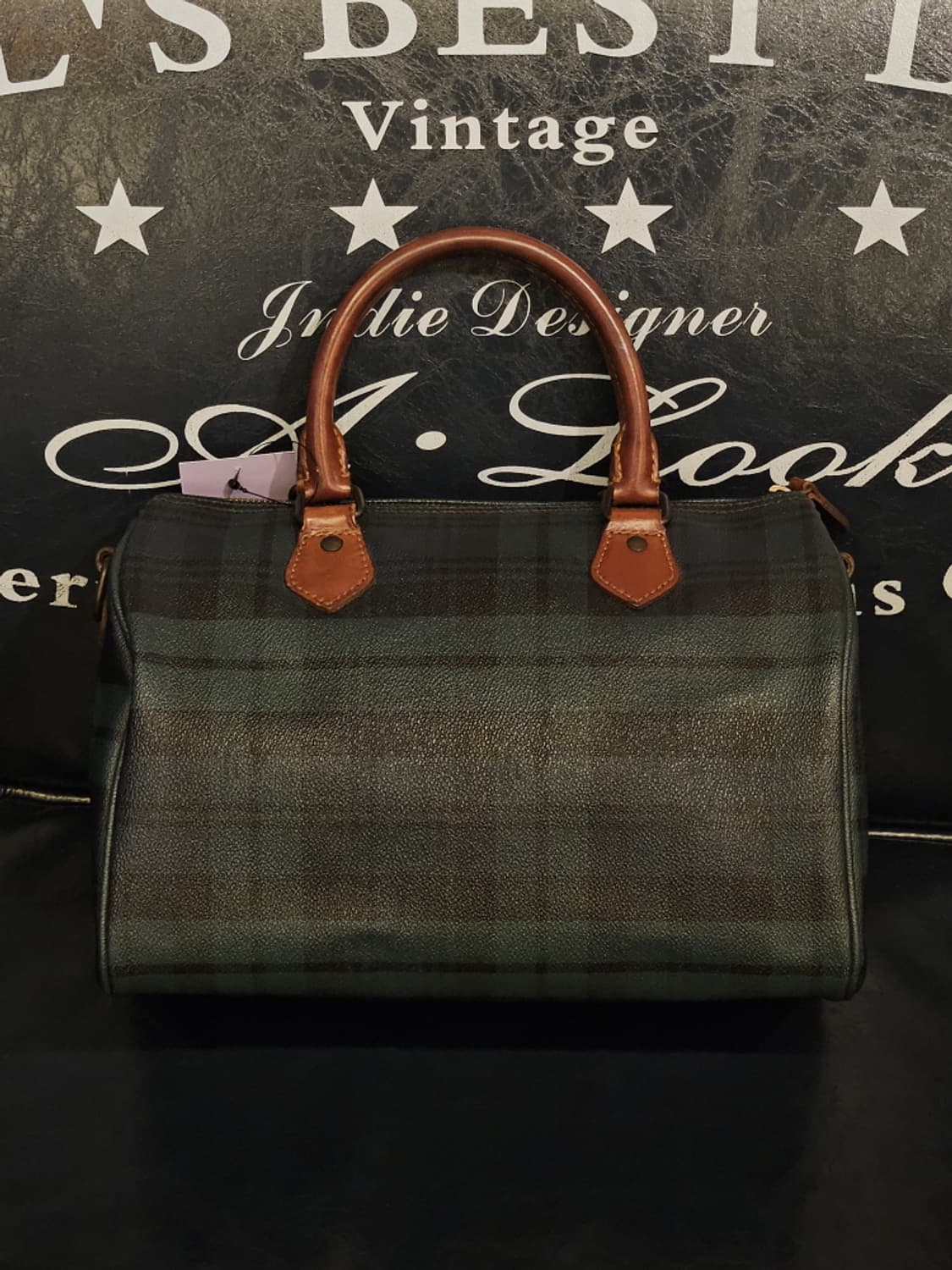 폴로랄프로렌 타탄체크 미니 보스턴 백 ( 30X20X17 )/ 10035 상품이미지4