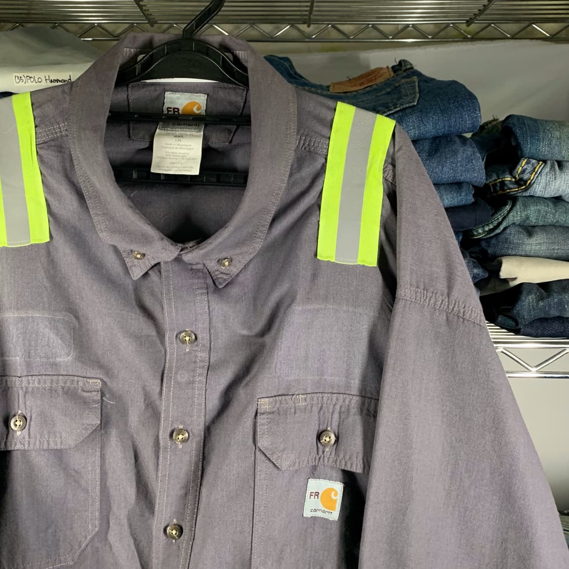 [4XL] 칼하트 FR 리플렉티브 워크셔츠 상품이미지1