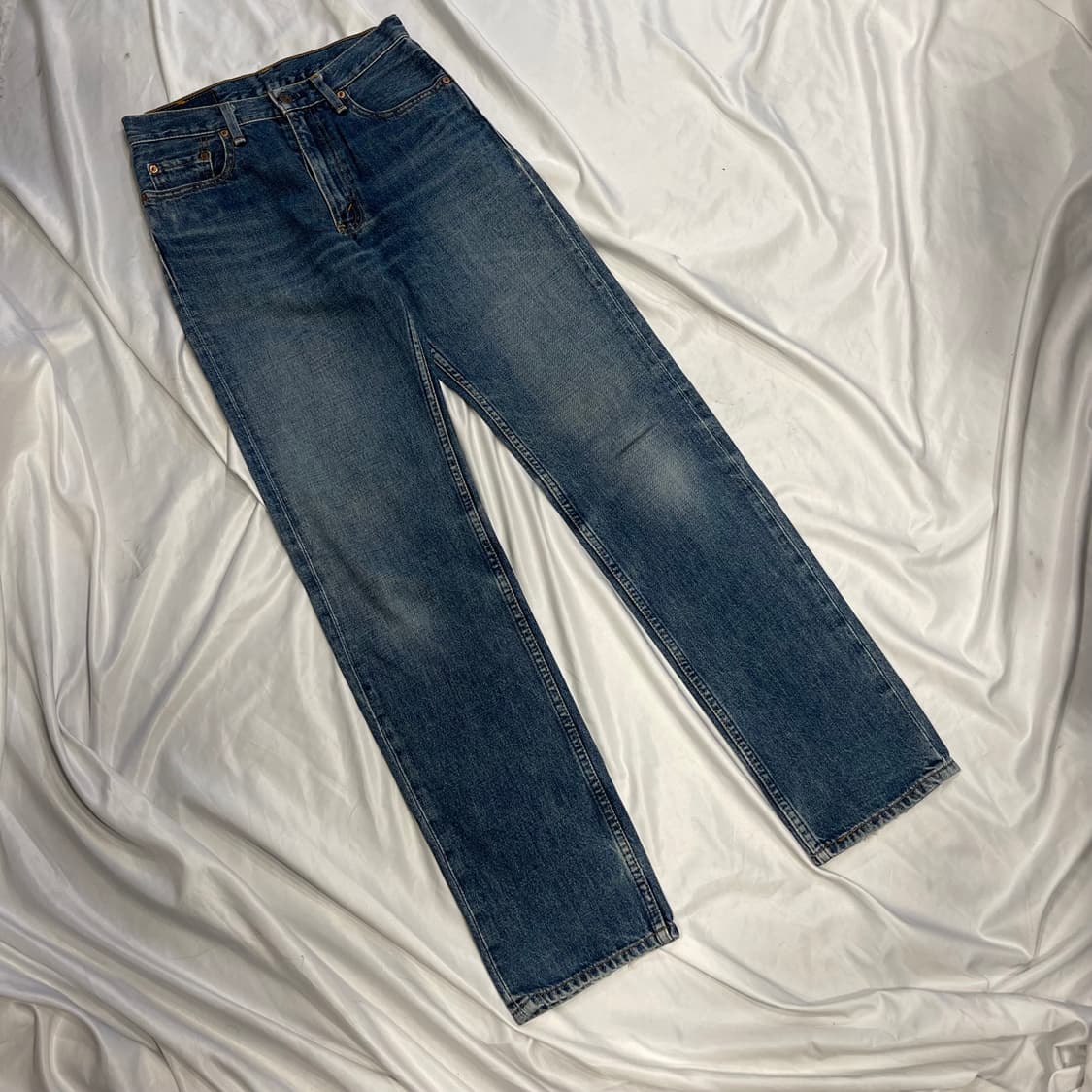 리바이스 557 진청 워싱 데님진 26*32 상품이미지1