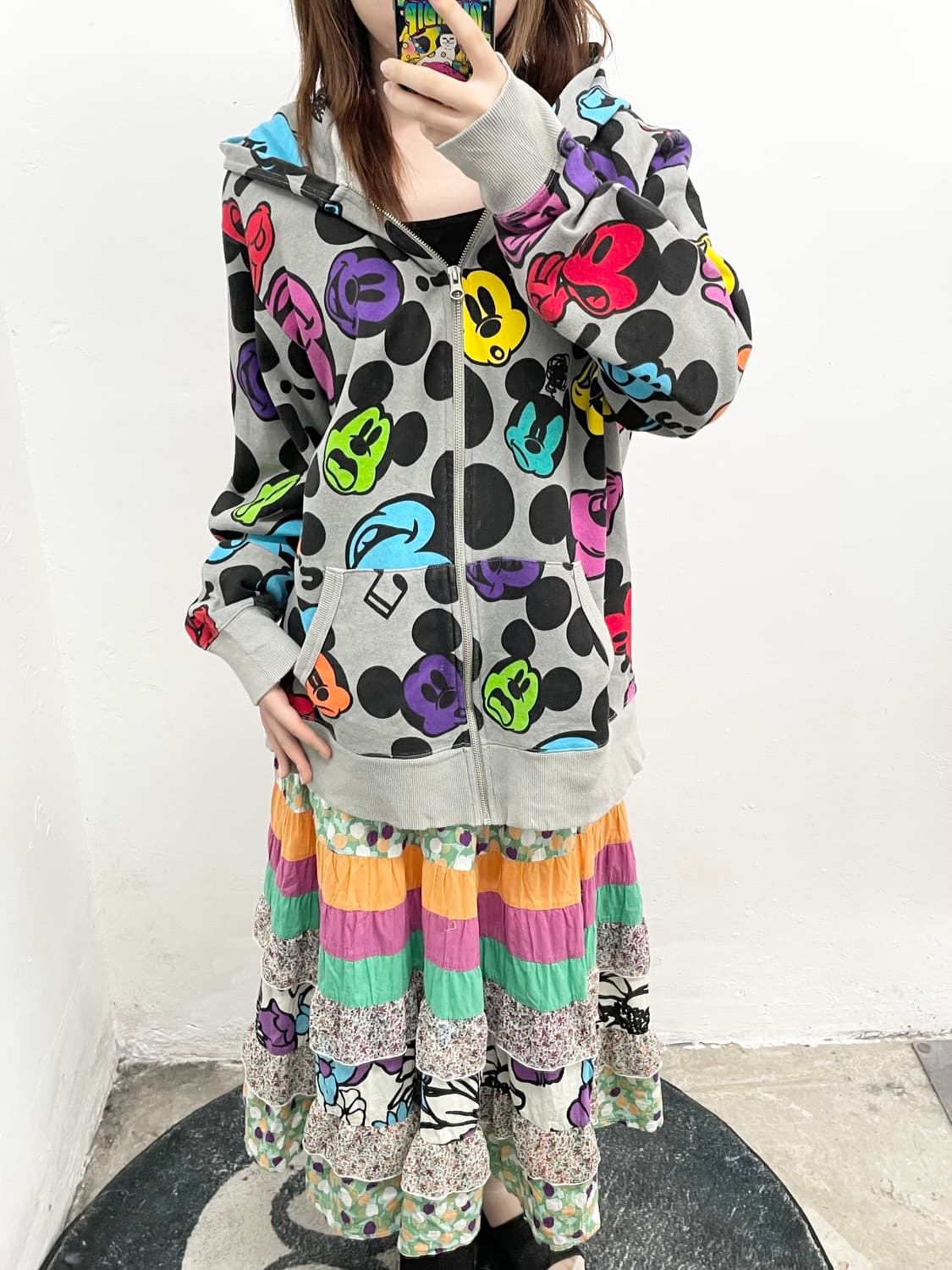 하구미 모리 패치 캉캉 스커트 상품이미지4