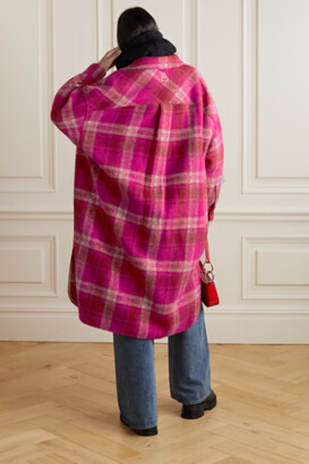 새상품 이자벨마랑 폰티지 코트 FONTIZI 푸시아 1사이즈 상품이미지4