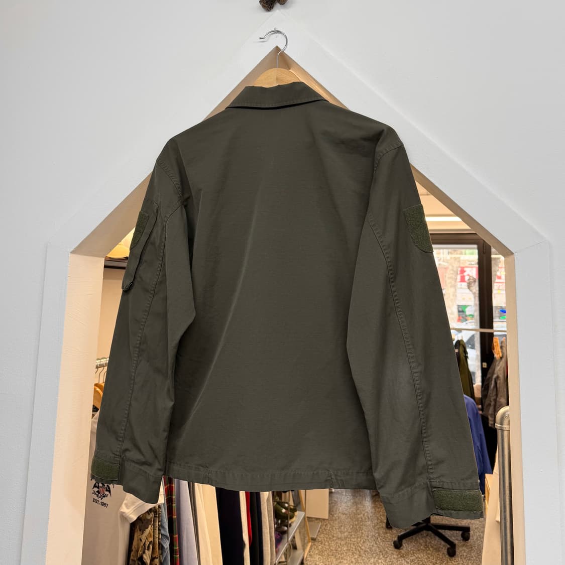 오스트리아군 올리브 필드 자켓 (S)   상품이미지3