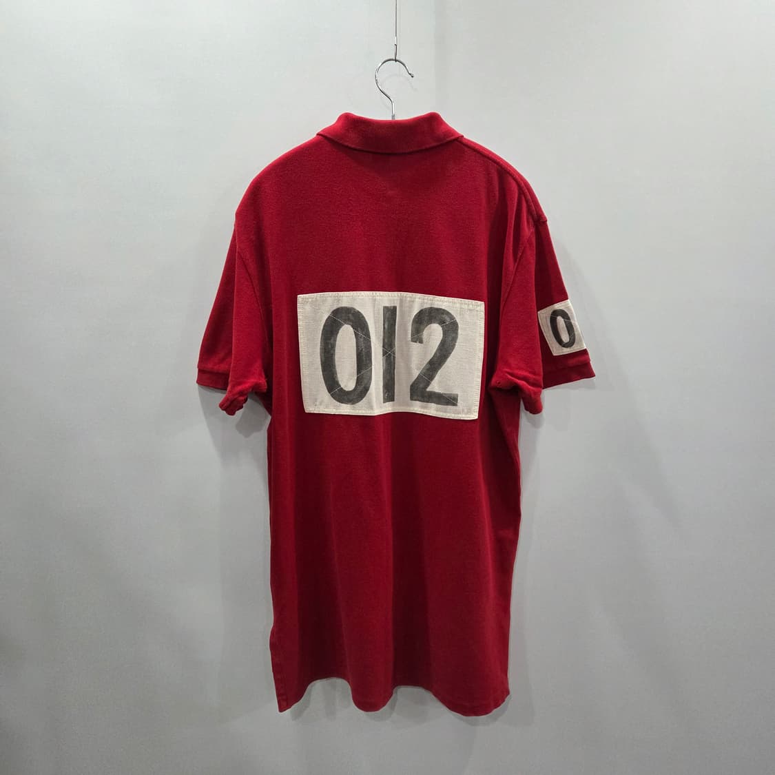 폴로랄프로렌 빅포니 피케 카라 반팔티 레드 M 상품이미지5