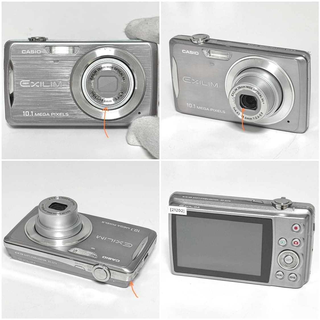 카시오 엑슬림 Z270 실버 빈티지디카 상품이미지3