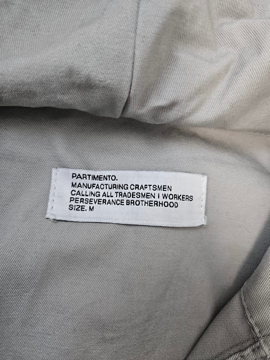 파르티멘토 후드자켓 그레이 M 상품이미지3