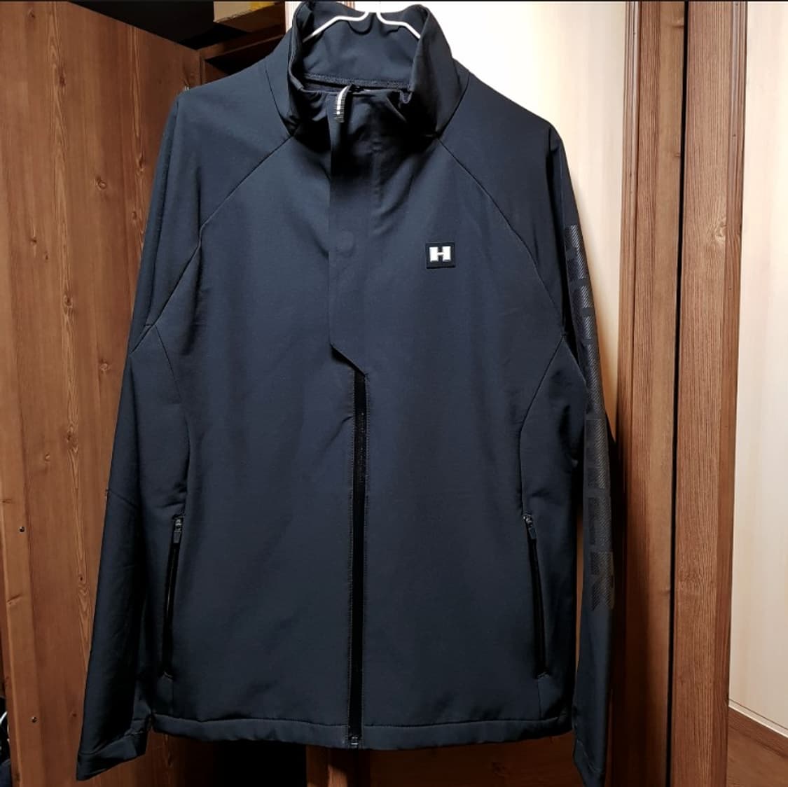 100/ 험머 / 블랙 집업트레이닝 /소프트쉘/404-04 상품이미지1