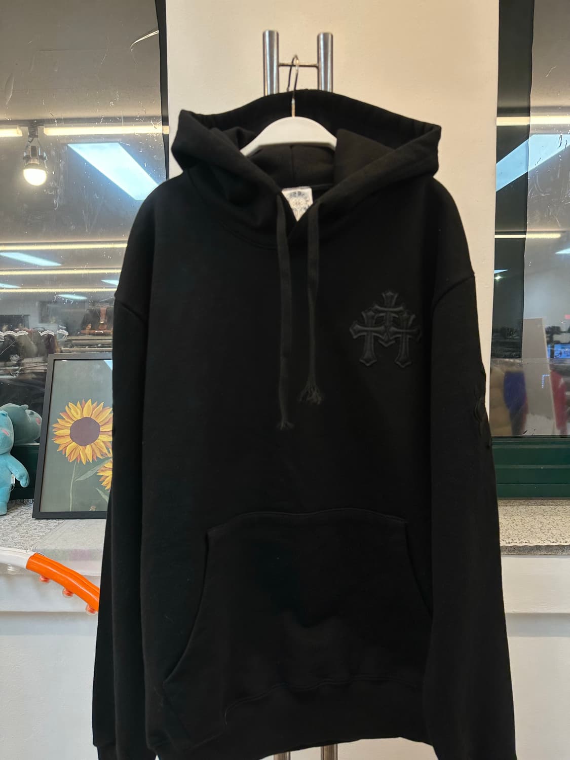 크롬하츠 블랙 후드티 xl 상품이미지1