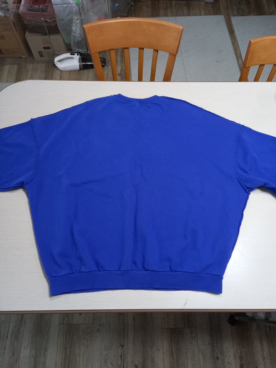 L-XL KINETIC PEOPLE 맨투맨 블루 XL-460 상품이미지2