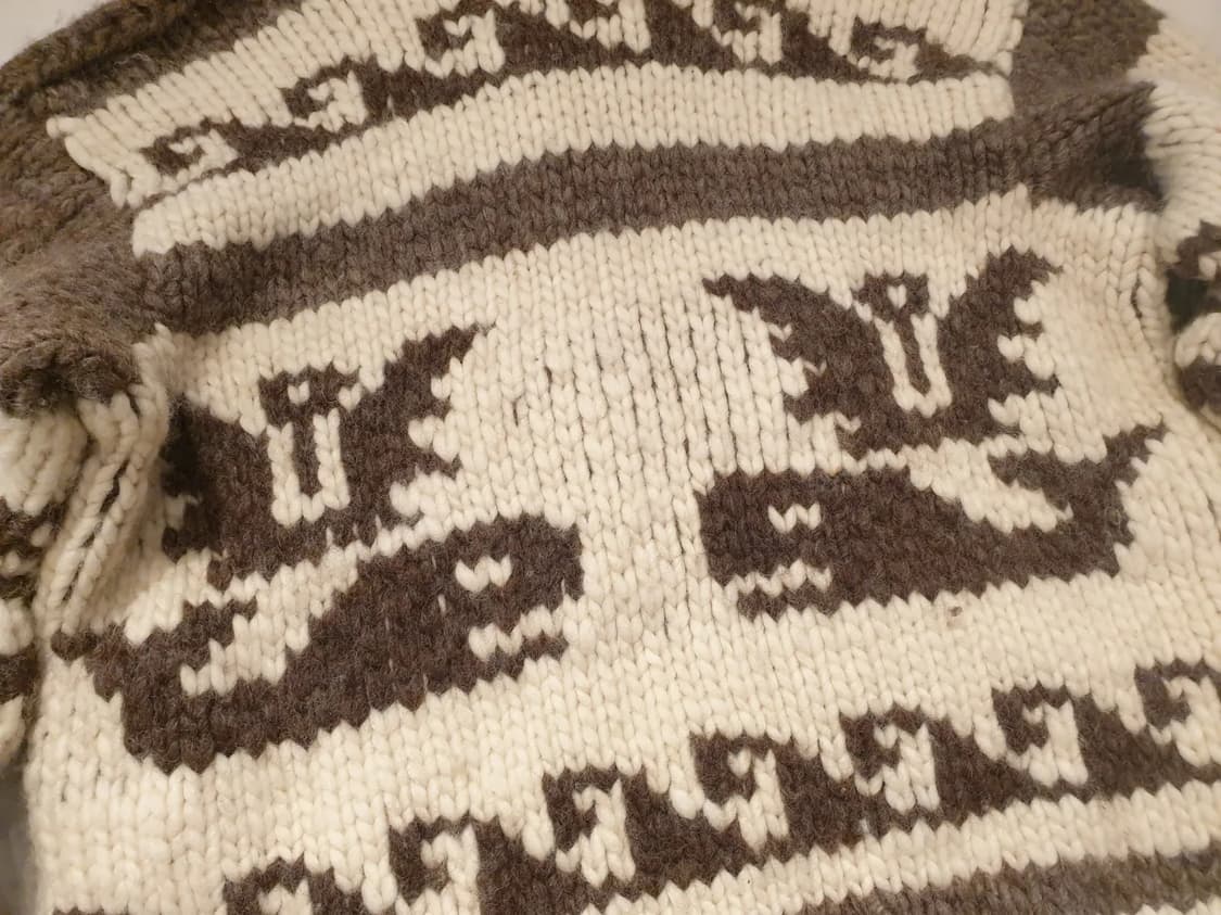 캐나다 코위찬 인디안 니트 상품이미지6