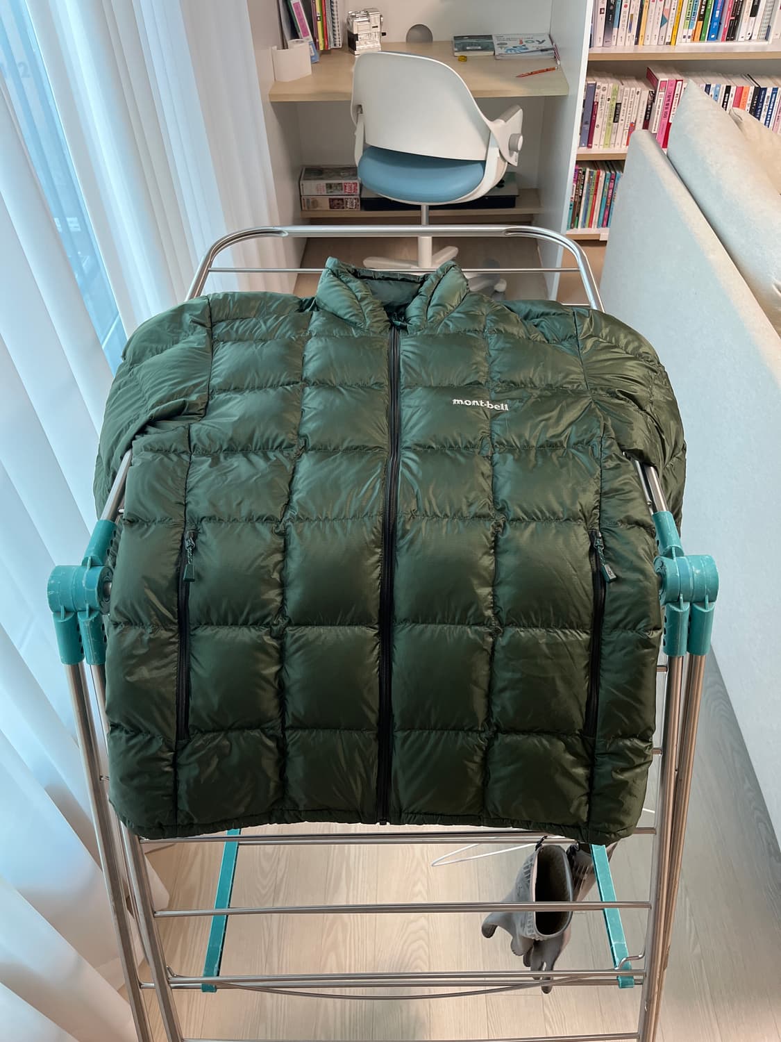 몽벨 슈페리어 다운자켓 다크 그린 m 상품이미지1