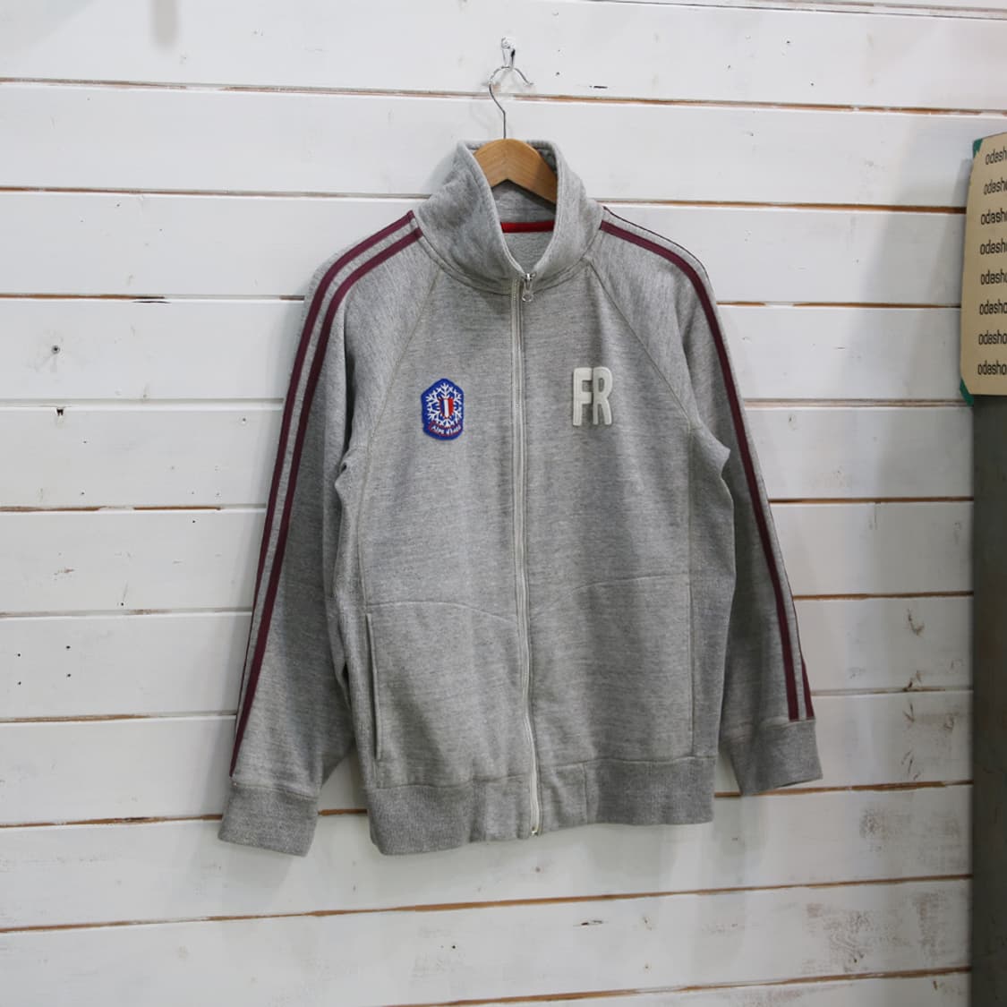 (착용컷) Kaiseidou honpo FRANCE 스웻 집업 자켓  상품이미지1