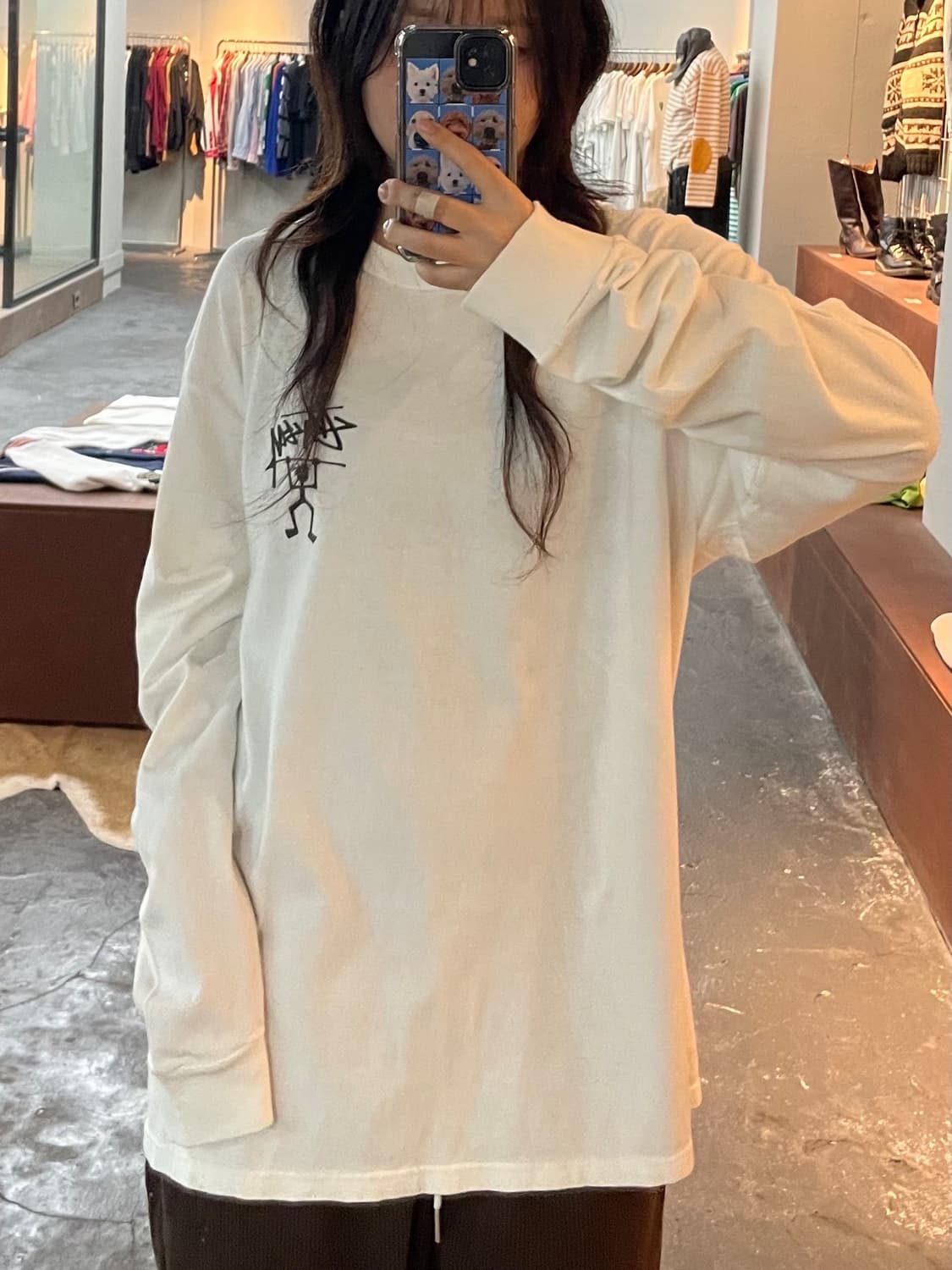 스투시 월드투어 롱슬리브 H141 상품이미지1