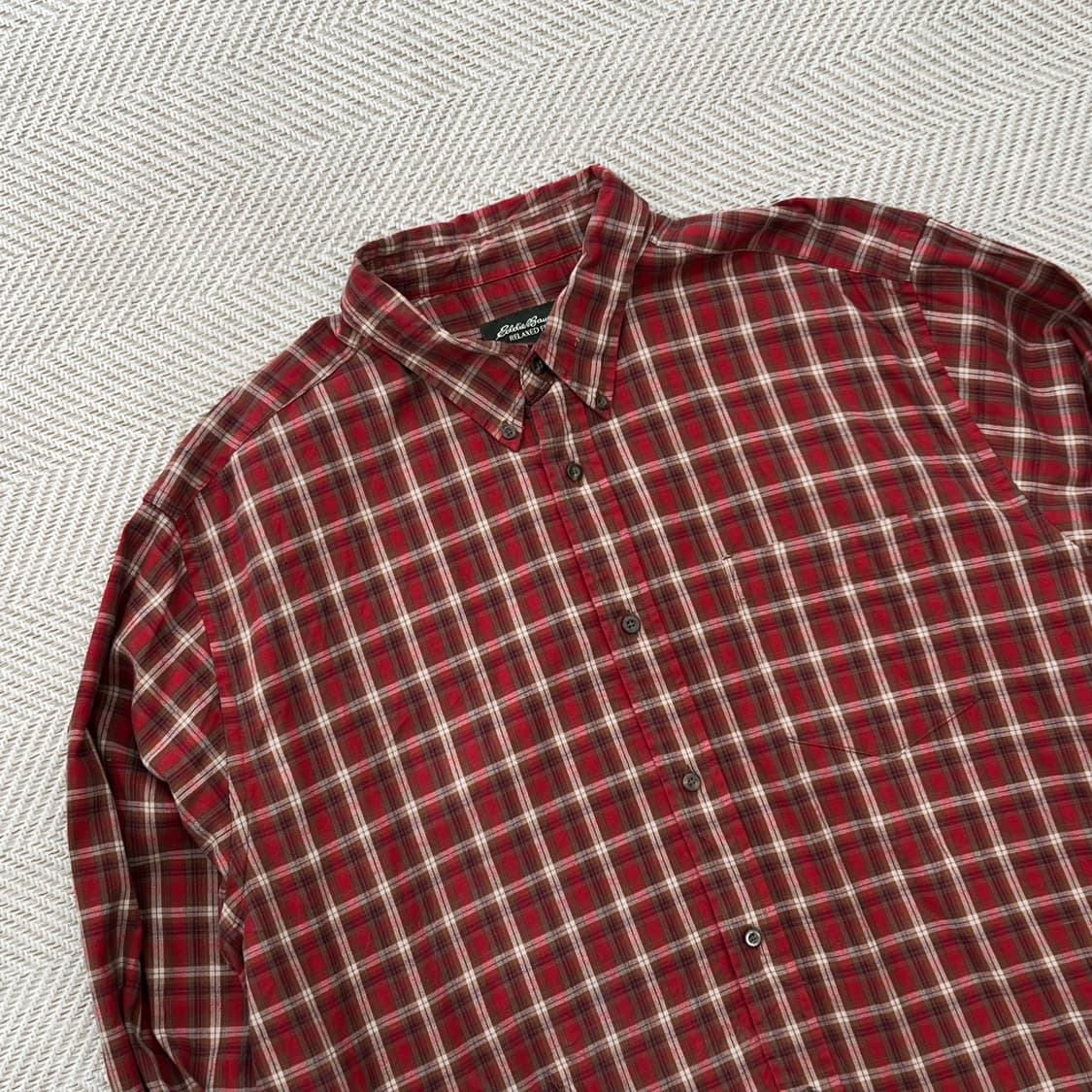 에디바우어 원포켓 체크 셔츠 r2898 상품이미지3