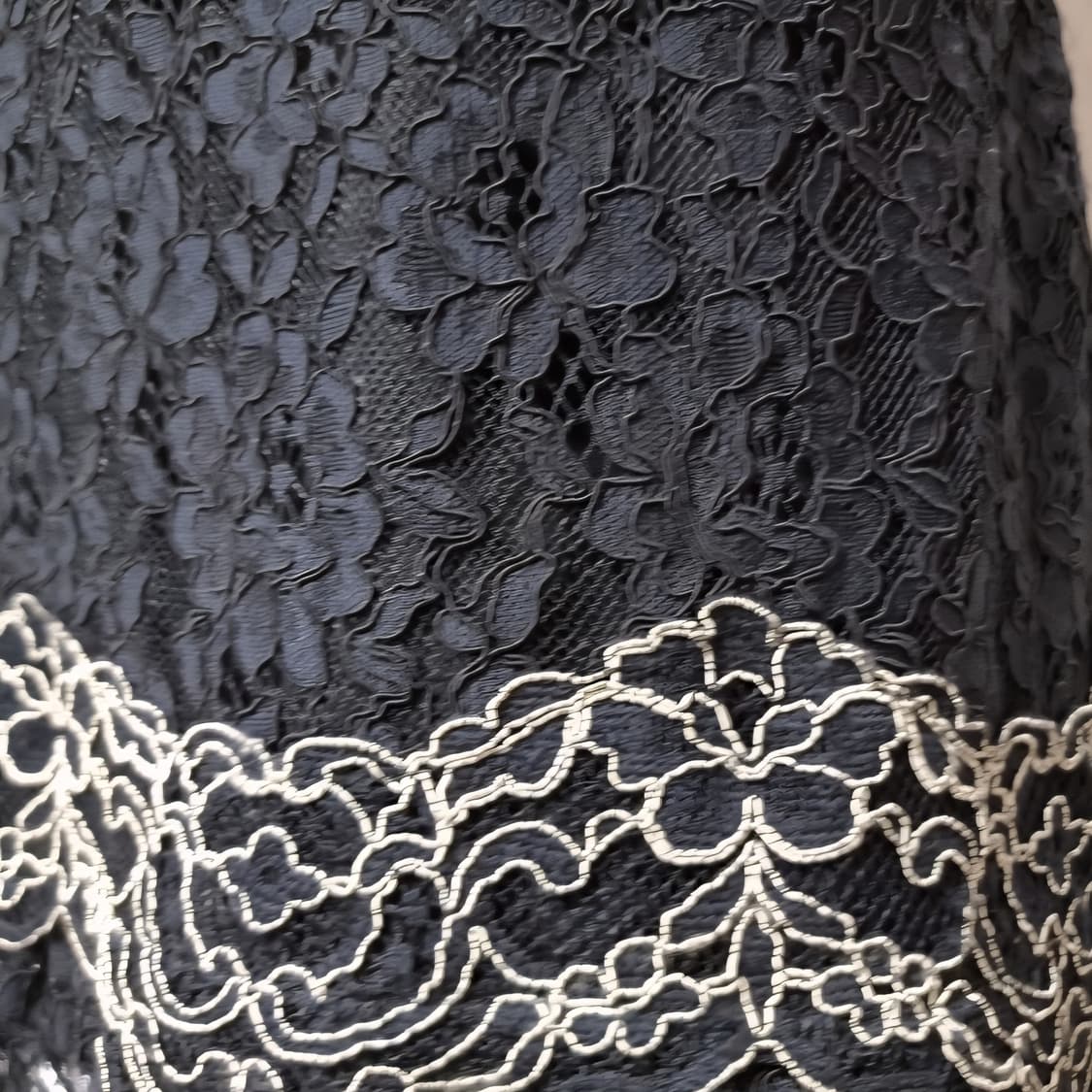 산드로 Sandro 스커트 레이스 밴딩 치마 (표기2/4455) 상태양호 상품이미지6