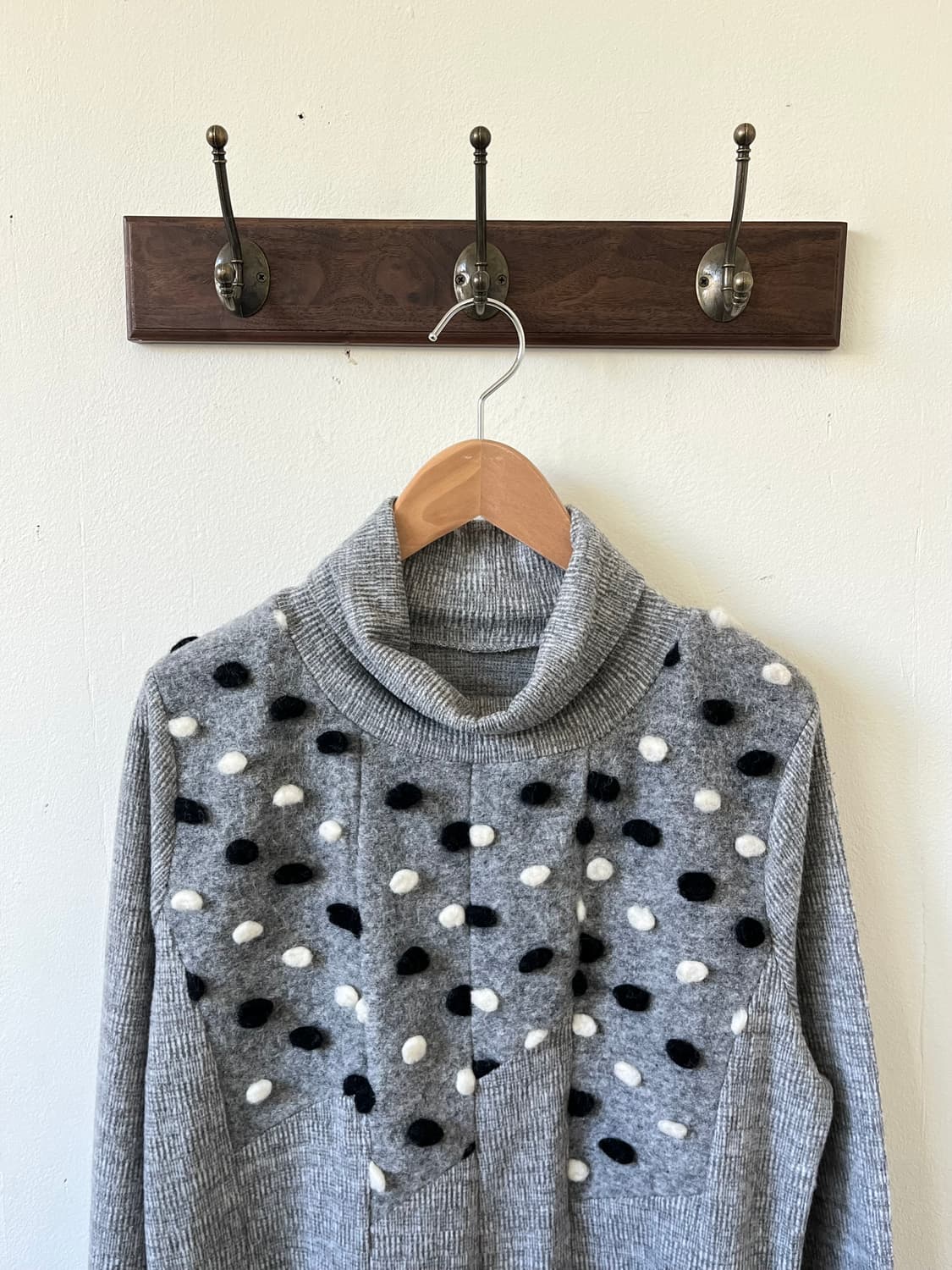 GRAND Paris 도트 롱 터틀넥 상품이미지2