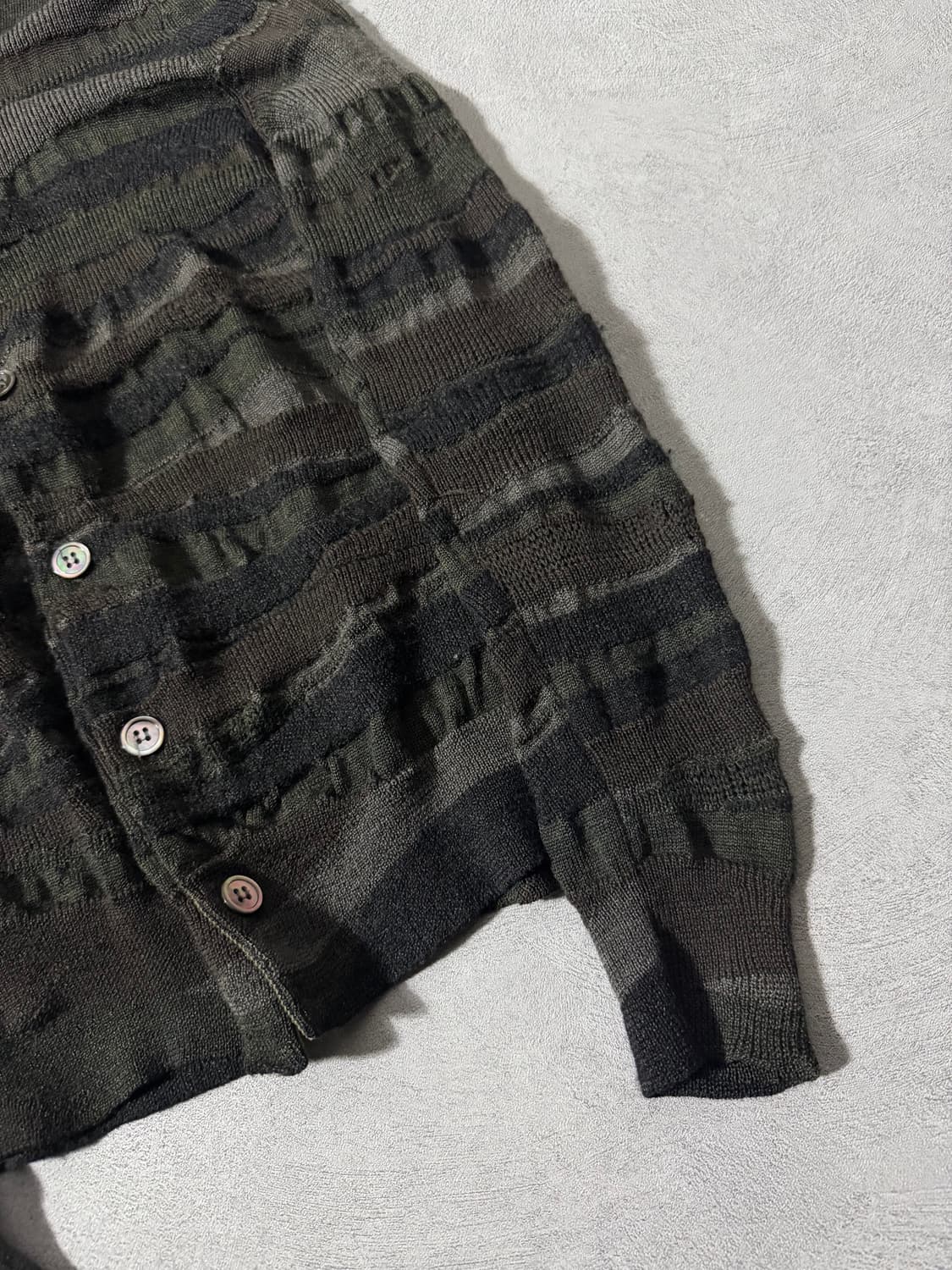 10FW 준야와타나베 카모플라쥬 니트 가디건 상품이미지6