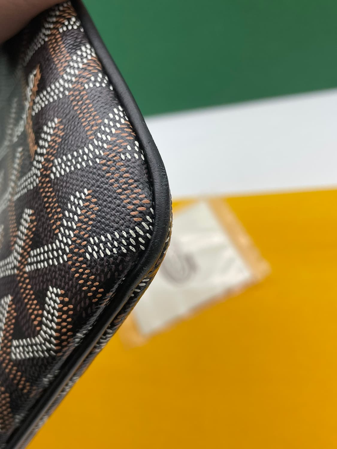 [ 풀구성 / 새상품급 ] 정품 고야드 세나 GM 클러치백 블랙 상품이미지9