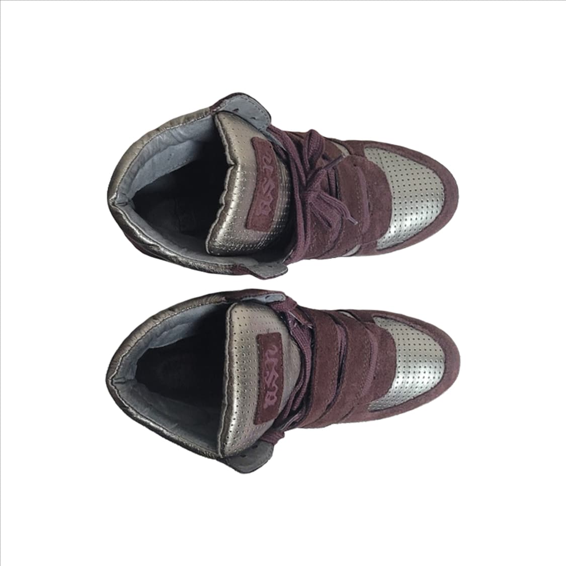 아쉬 ash 하이탑 웨지힐 버건디 39 250 255 상품이미지10