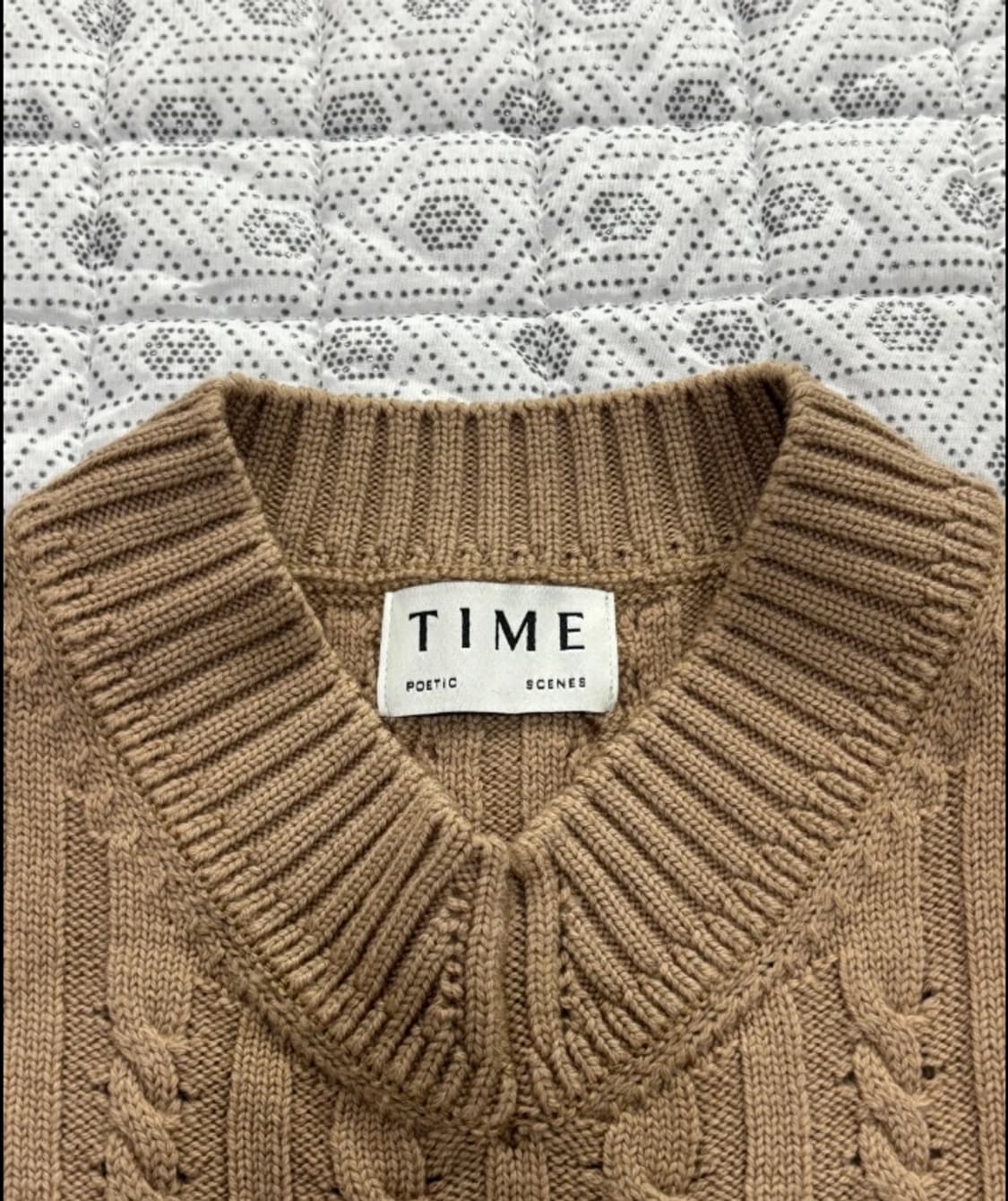 타임 TIME 니트 가디건 ~F사이즈 FW2023 상품이미지3