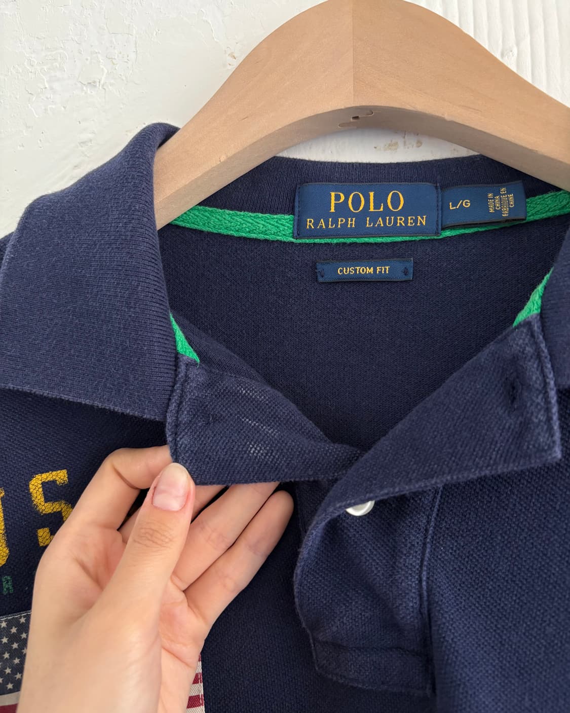 Polo 폴로 랄프로렌 신형 네이비 성조기 빅포니 PK 카라티셔츠 상품이미지5