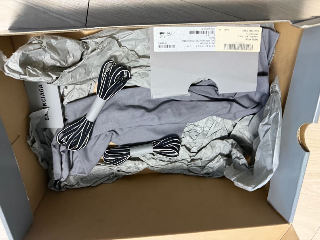 발렌시아가 트랙스니커즈 트랙슈즈 트리플블랙43 상품이미지6