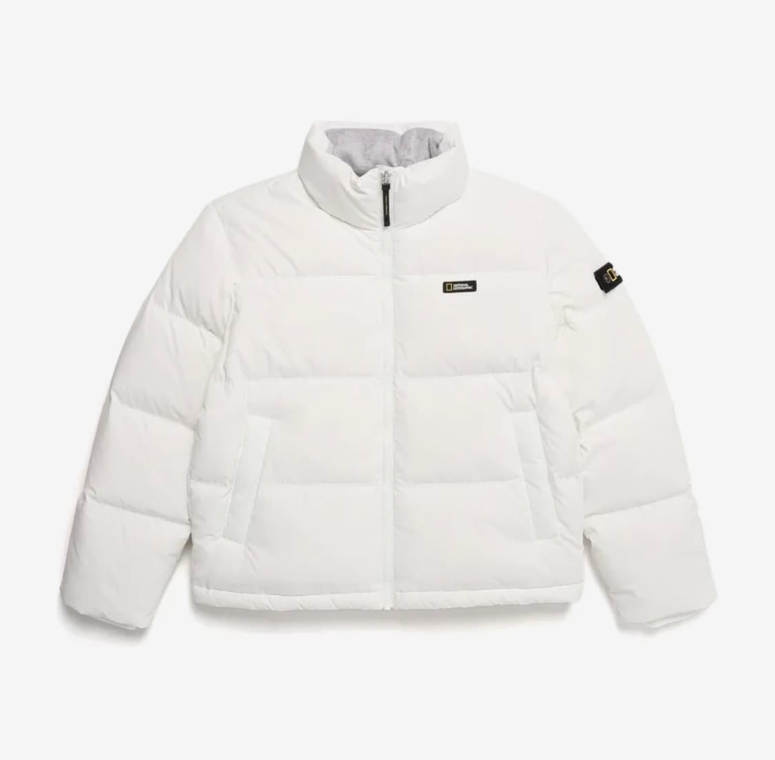 네셔널지오그래픽 레이만 숏기장 덕다운 점퍼 패딩 화이트 WHITE 95  상품이미지1