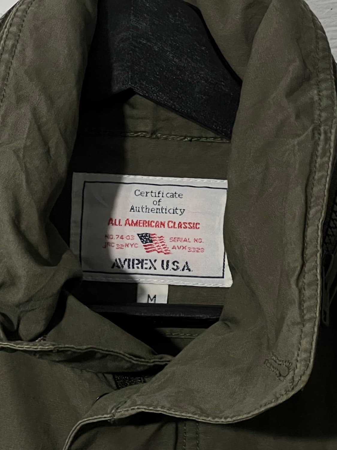아비렉스 빈티지 필드자켓 m 상품이미지4