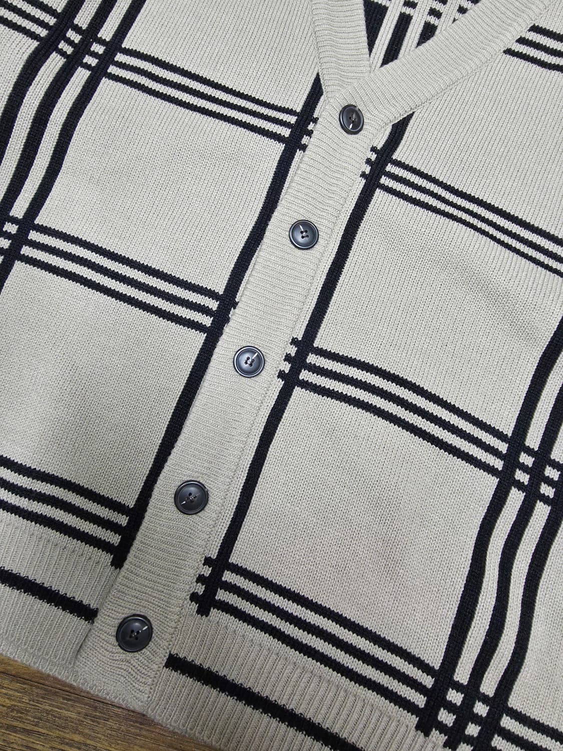 남여공용 니트가디건 미사용품  상품이미지5