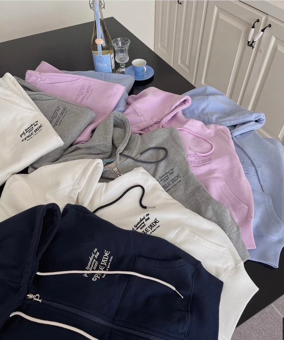 페일제이드 노퍼지 트레이닝복 세트 화이트 상품이미지3