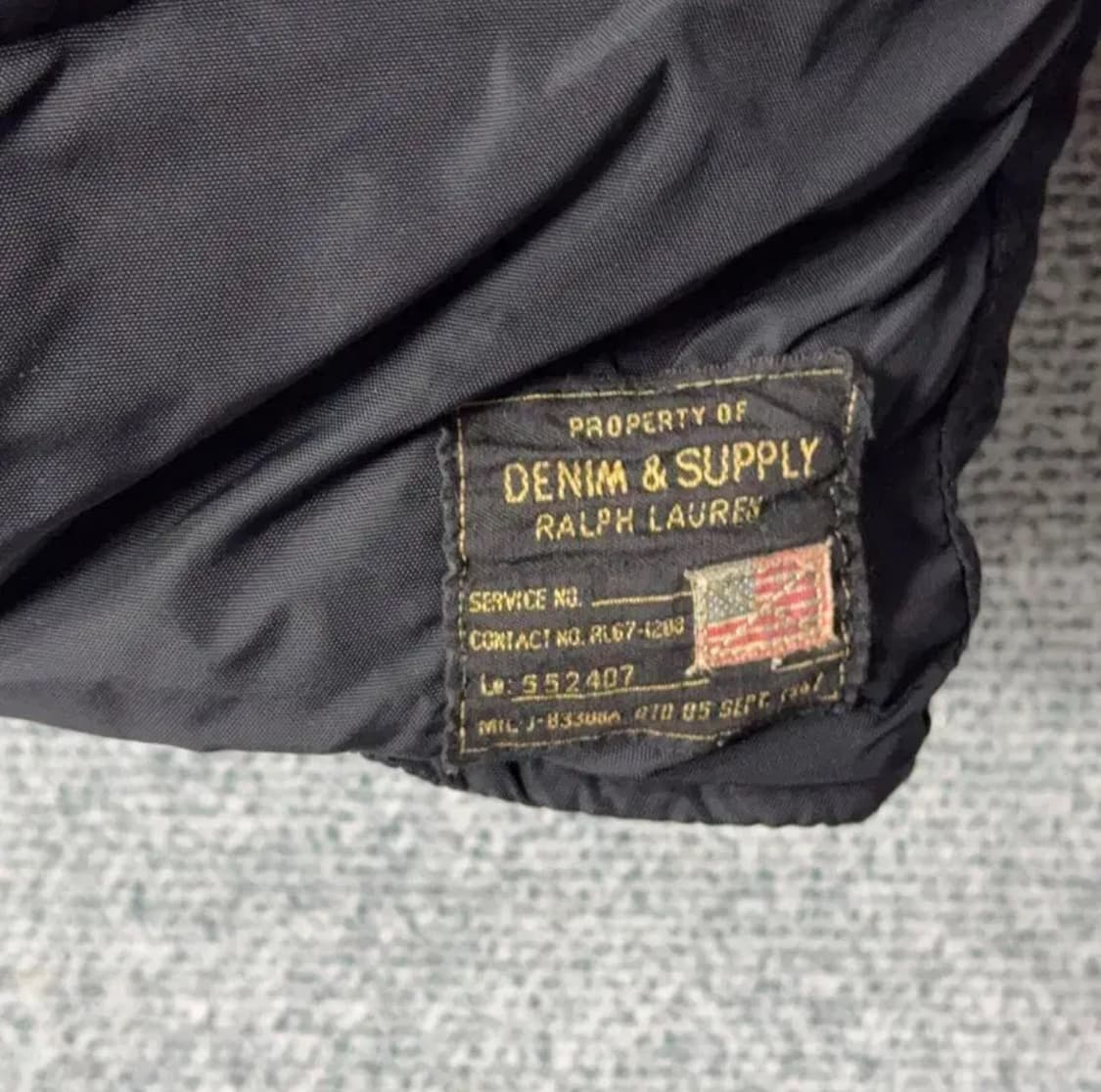 폴로 데님앤서플라이 N3B 성조기 패딩 상품이미지3